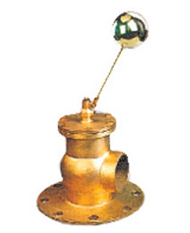 黃(huang)銅法蘭(lán)浮球閥(fa)