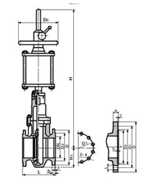 無導流(liu)孔平闆閘閥